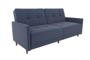 DHP Andora Futon Sofa Bed - Navy