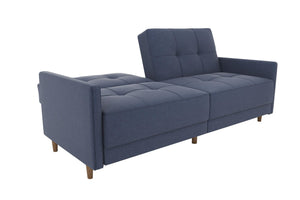 DHP Andora Futon Sofa Bed - Navy