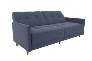 DHP Andora Futon Sofa Bed - Navy