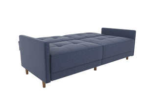 DHP Andora Futon Sofa Bed - Navy