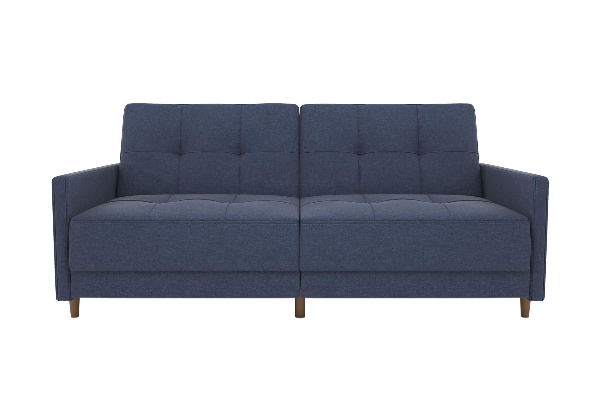 DHP Andora Futon Sofa Bed - Navy