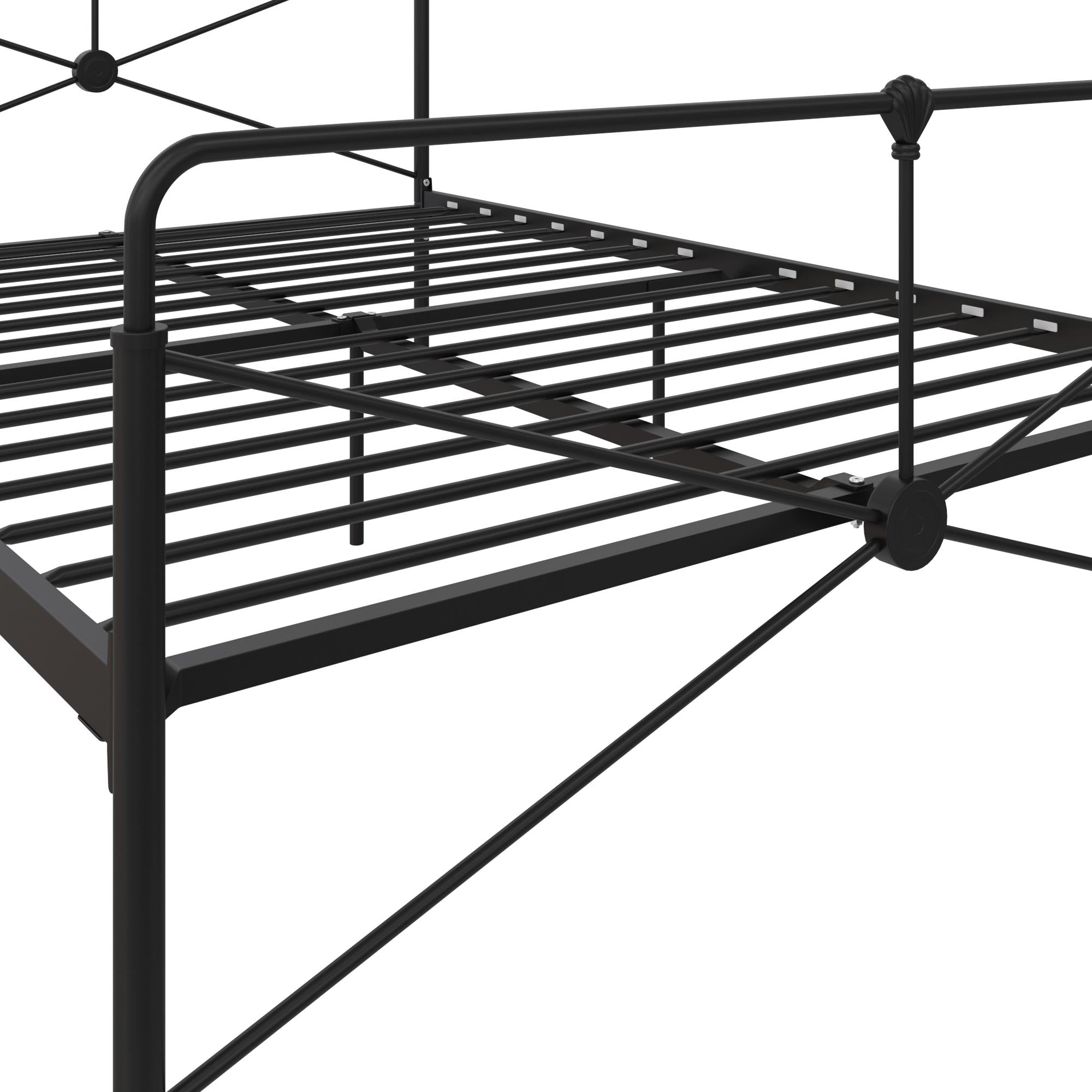 DHP Bradford Metal Bed Frame - Black - Full
