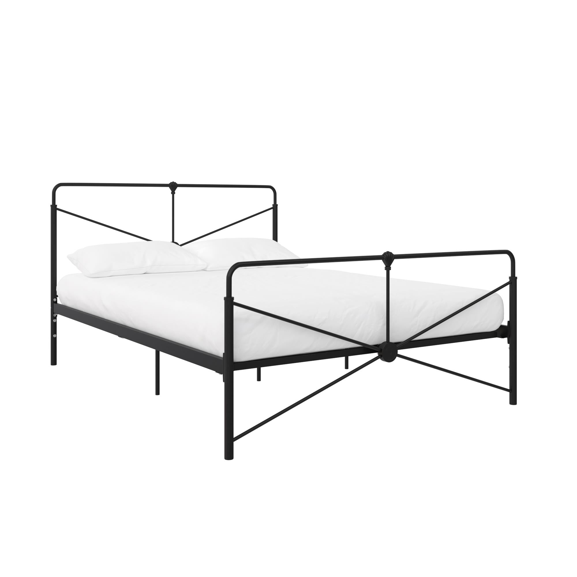DHP Bradford Metal Bed Frame - Black - Queen