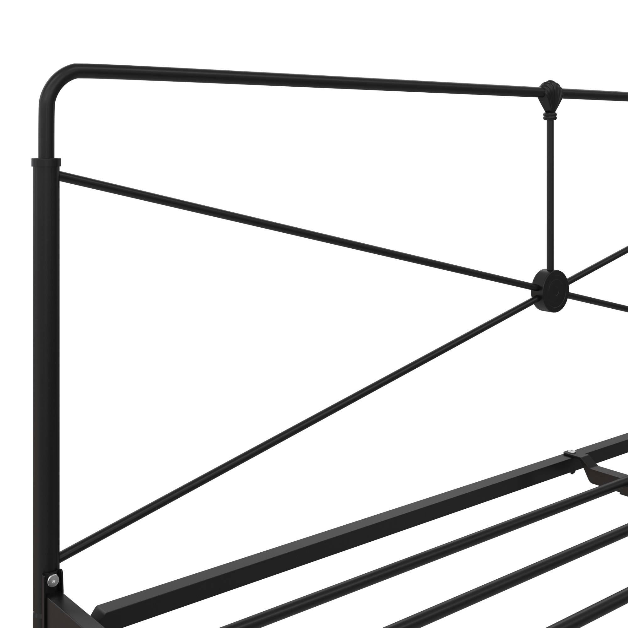 DHP Bradford Metal Bed Frame - Black - King