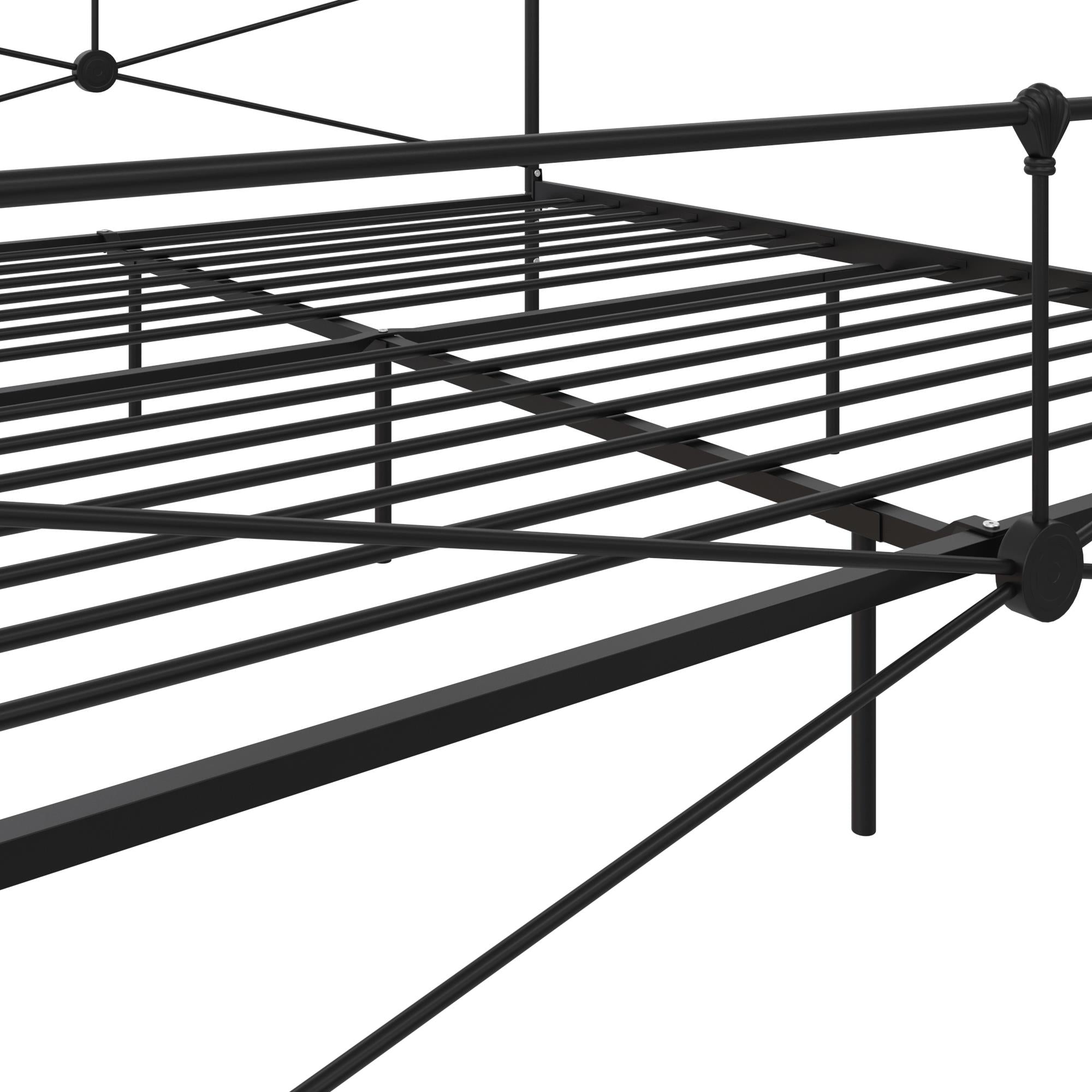 DHP Bradford Metal Bed Frame - Black - King