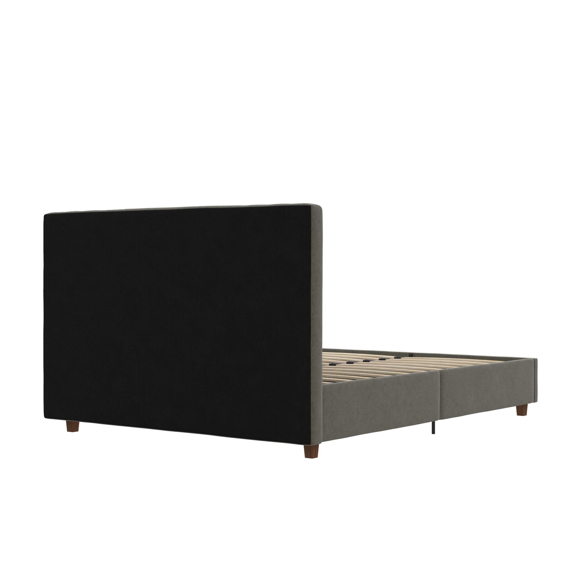 DHP Wynn Upholstered Bed Frame - Light Gray - Full