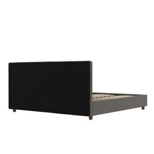 DHP Wynn Upholstered Bed Frame - Light Gray - King
