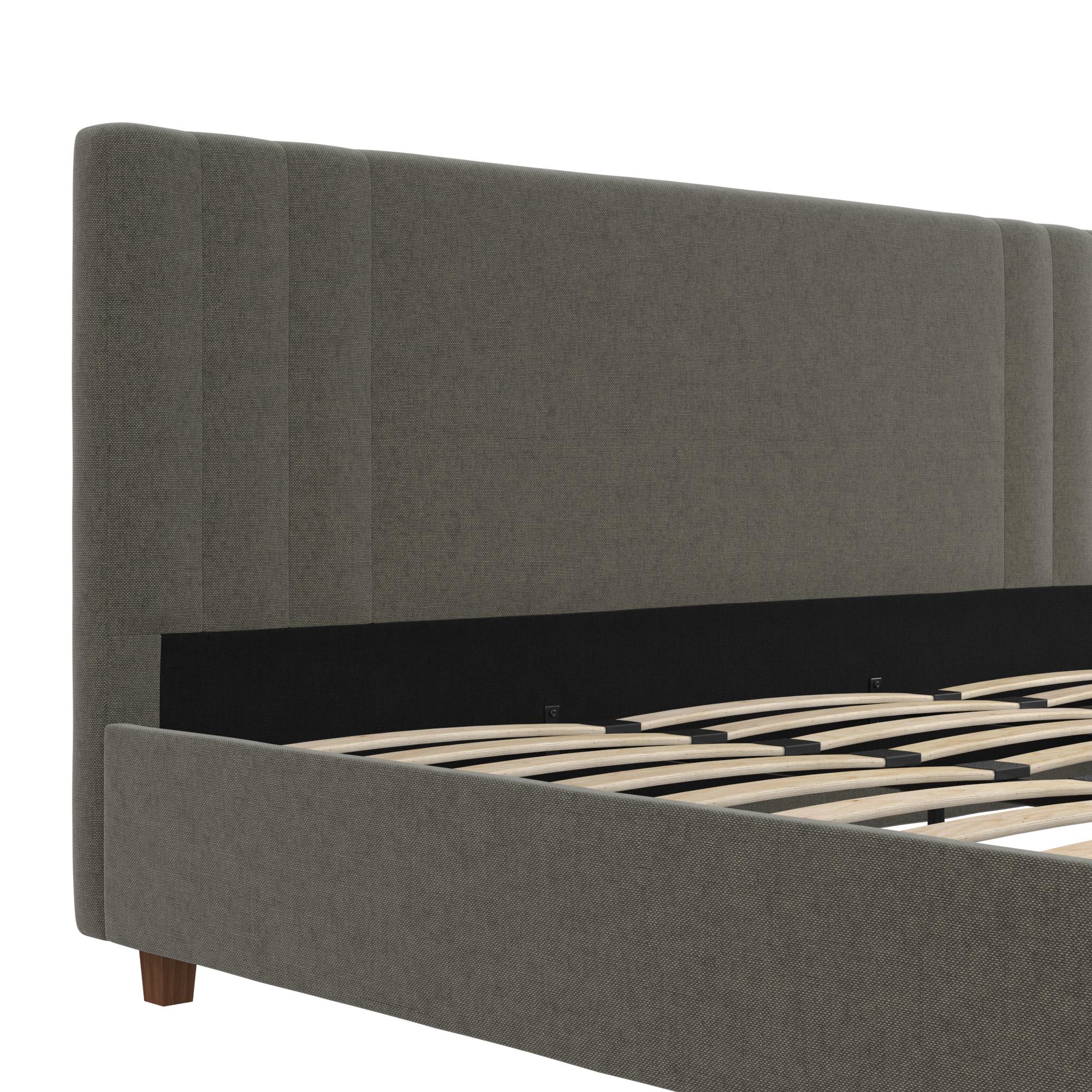 DHP Wynn Upholstered Bed Frame - Light Gray - King