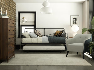 DHP Bradford Metal Daybed - Black - Twin