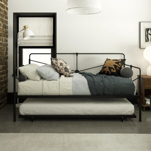 DHP Bradford Metal Daybed - Black - Twin