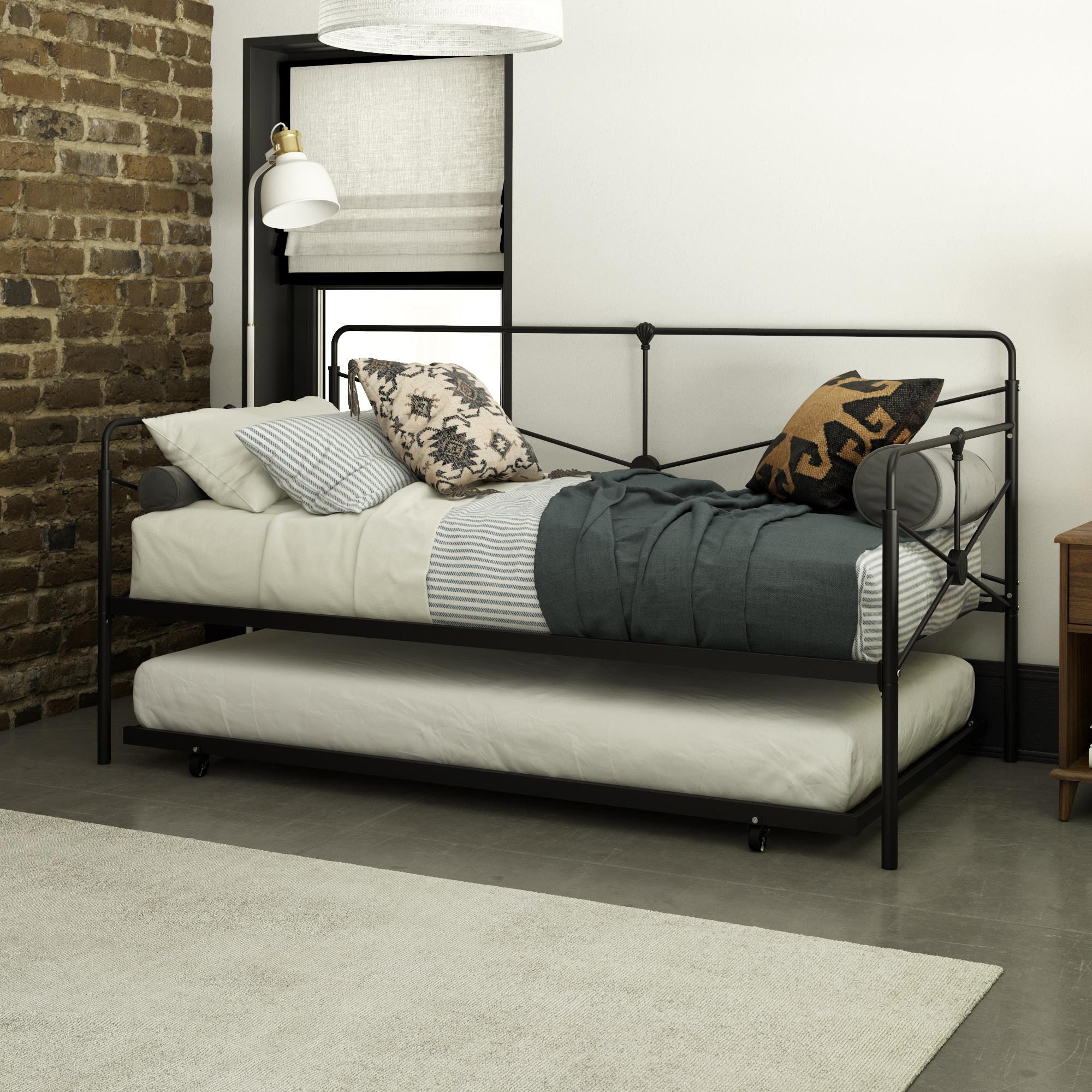 DHP Bradford Metal Daybed - Black - Twin