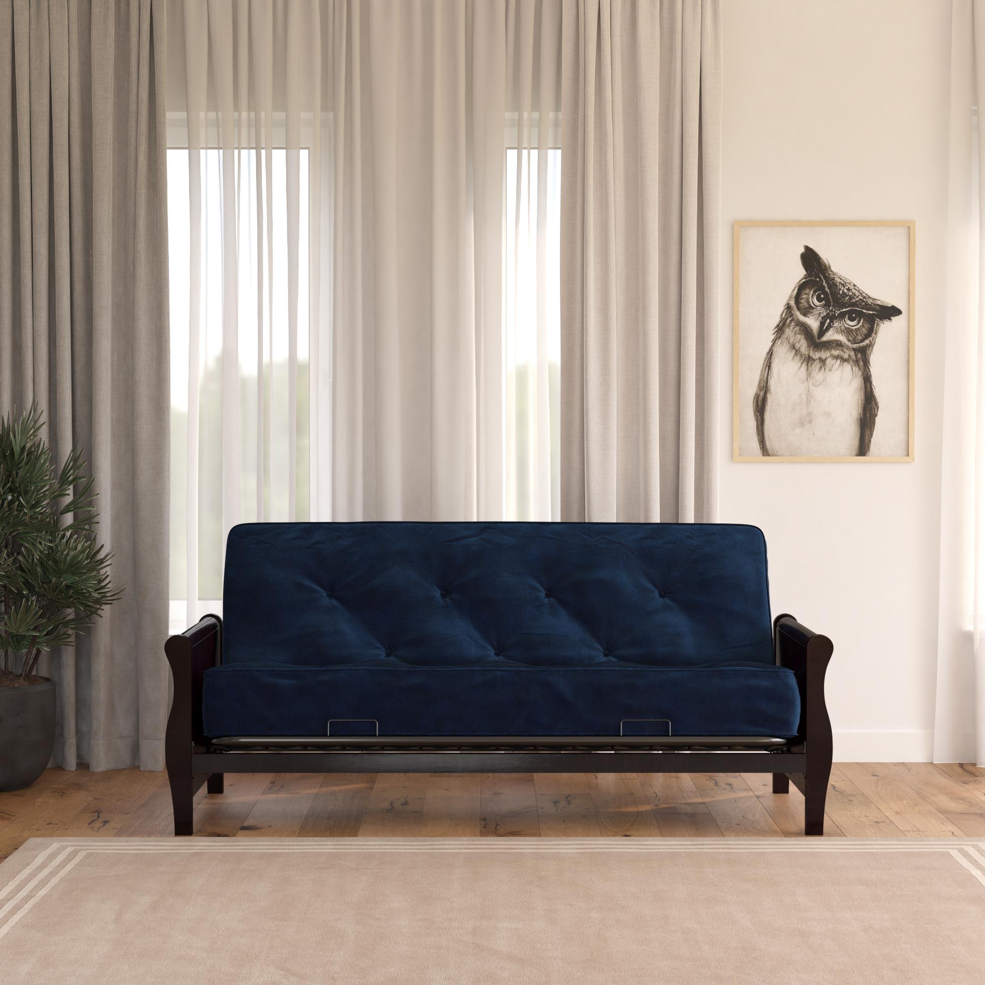 DHP Wood Arm Futon Frame - Espresso