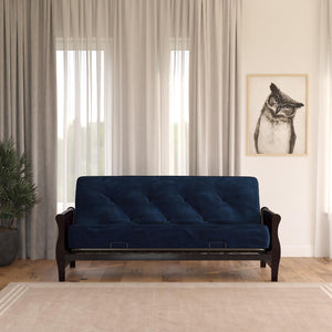 DHP Wood Arm Futon Frame - Espresso