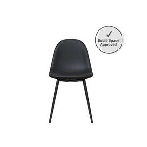 RealRooms Brandon Dining Chair, Set of 4 - Black