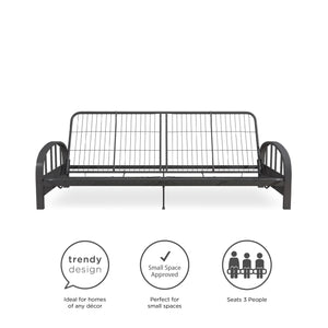 DHP Aiden Metal Futon Frame - Gray