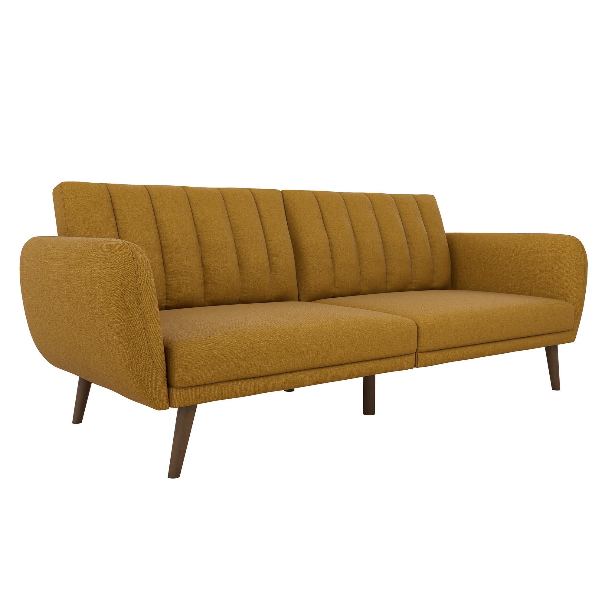 Novogratz Brittany Futon Sofa Bed - Mustard