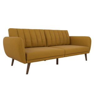 Novogratz Brittany Futon Sofa Bed - Mustard
