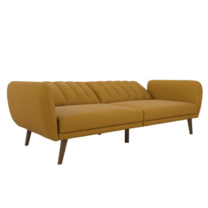 Novogratz Brittany Futon Sofa Bed - Mustard