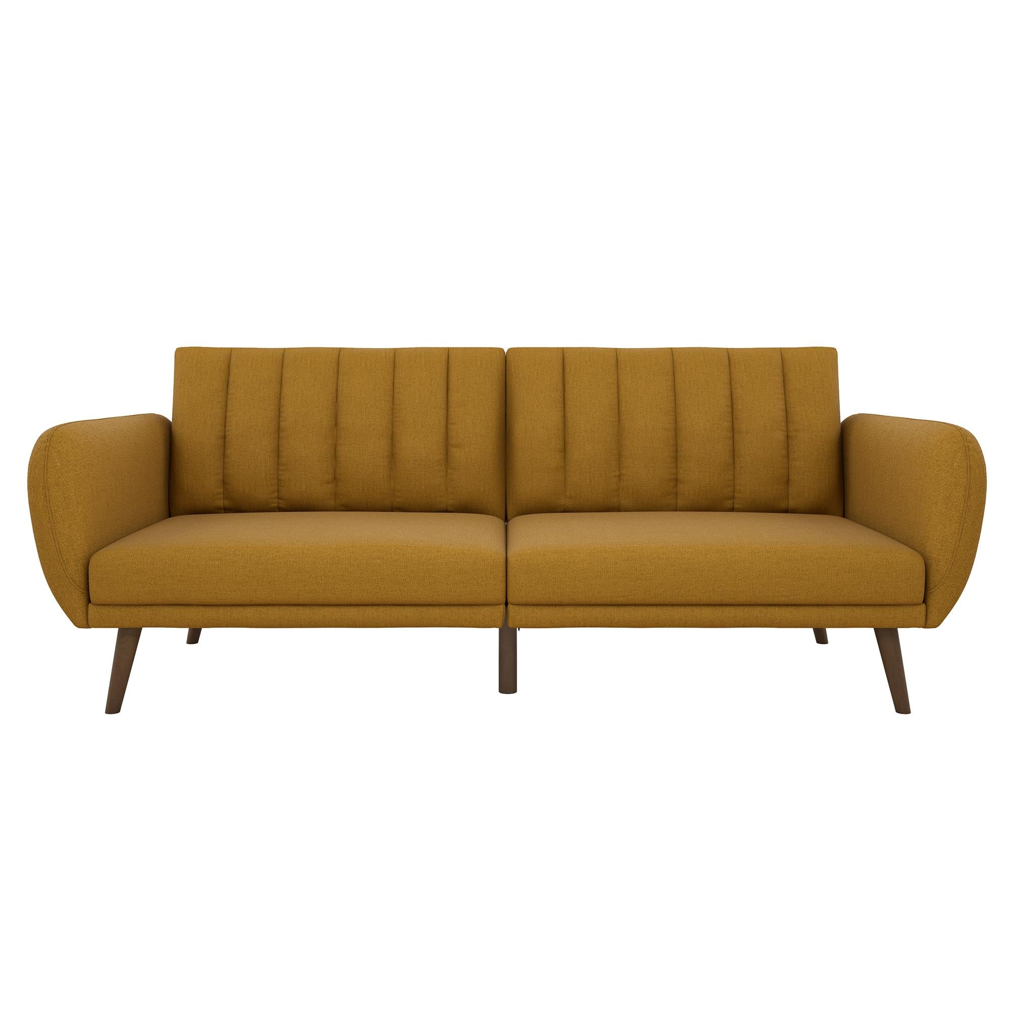 Novogratz Brittany Futon Sofa Bed - Mustard