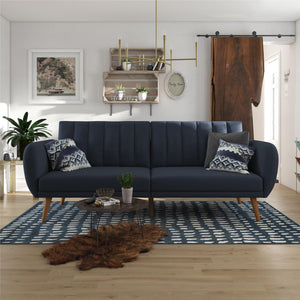 Novogratz Brittany Futon Sofa Bed - Navy