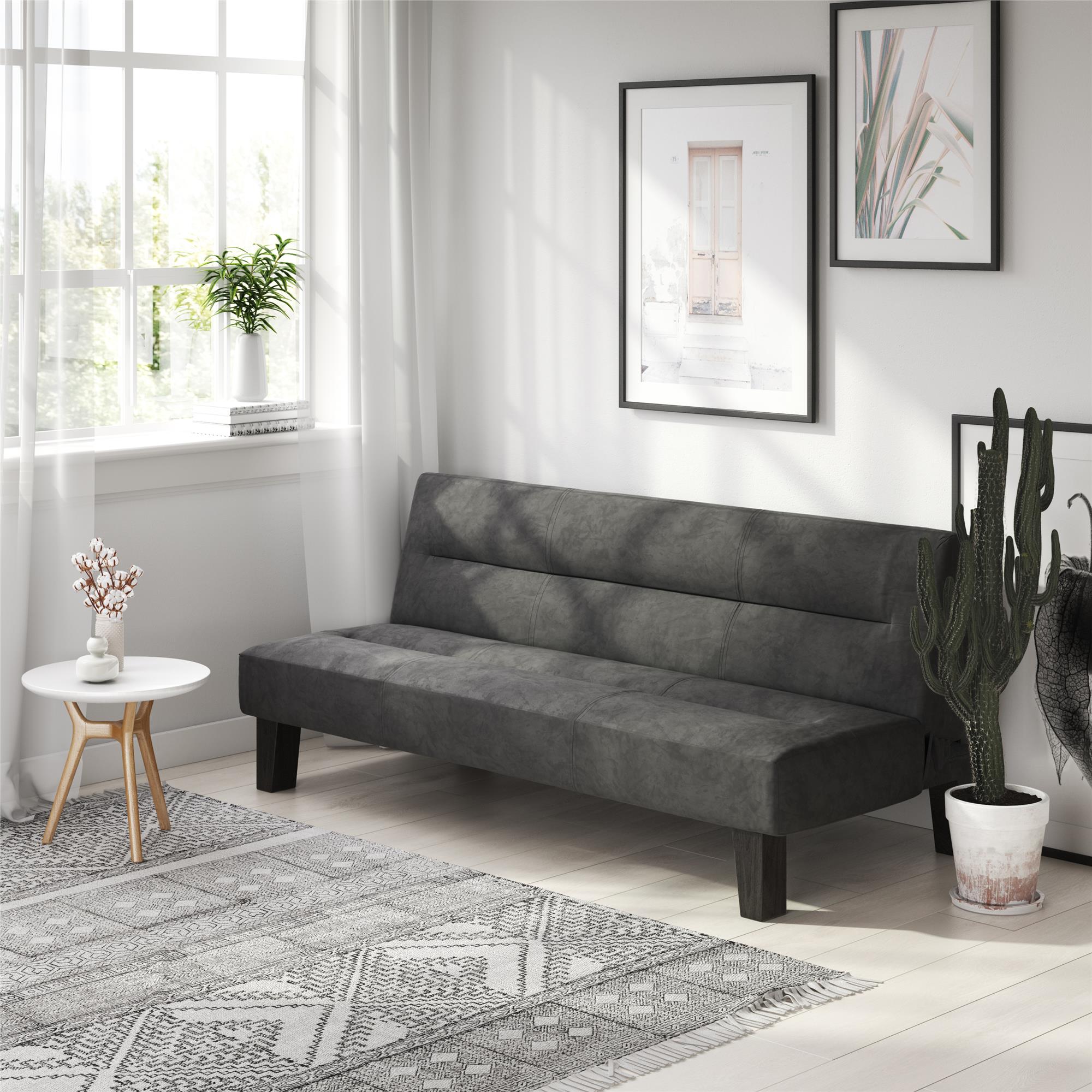 DHP Kebo Futon Sofa Bed - Dark Gray