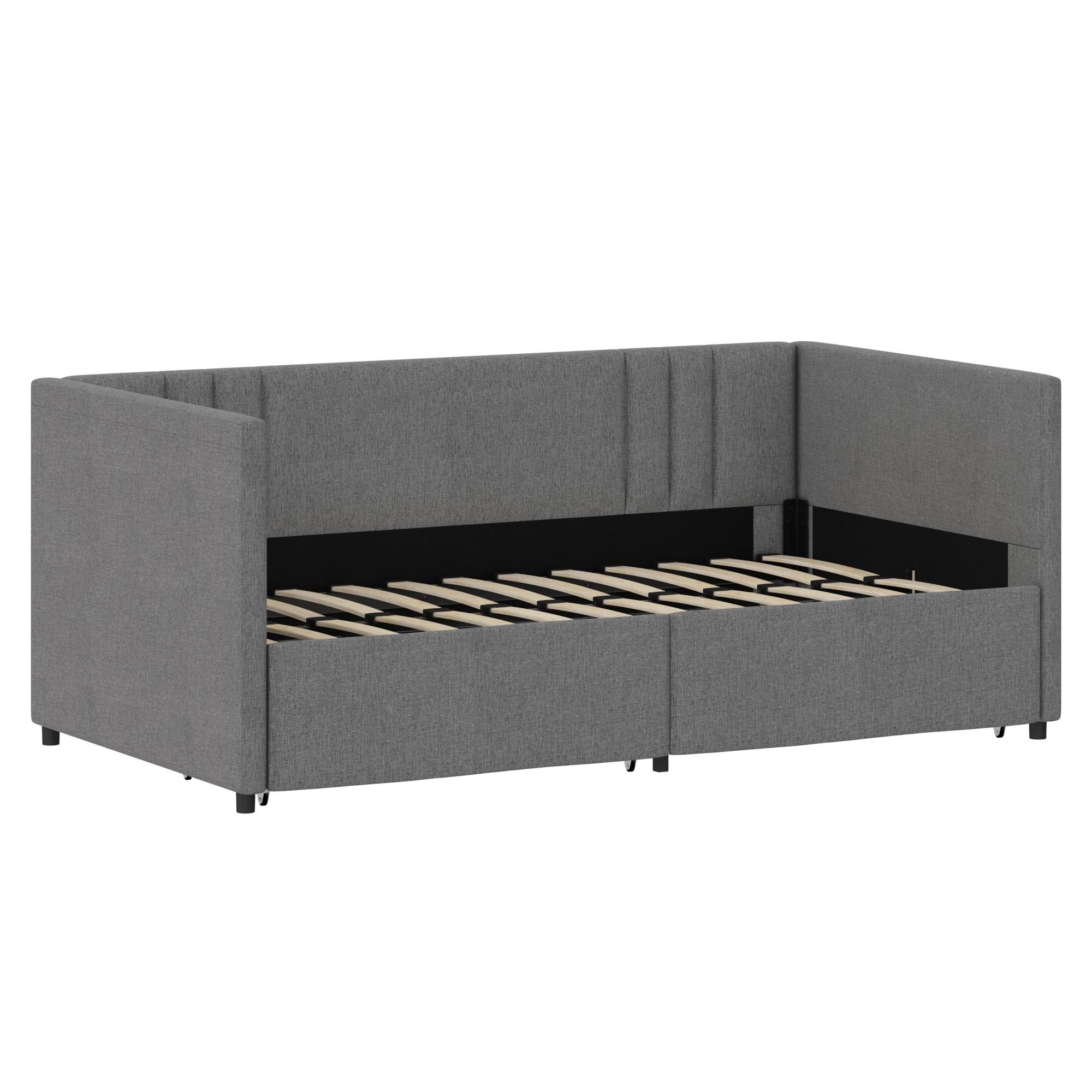 DHP Wynn Upholstered Daybed - Light Gray