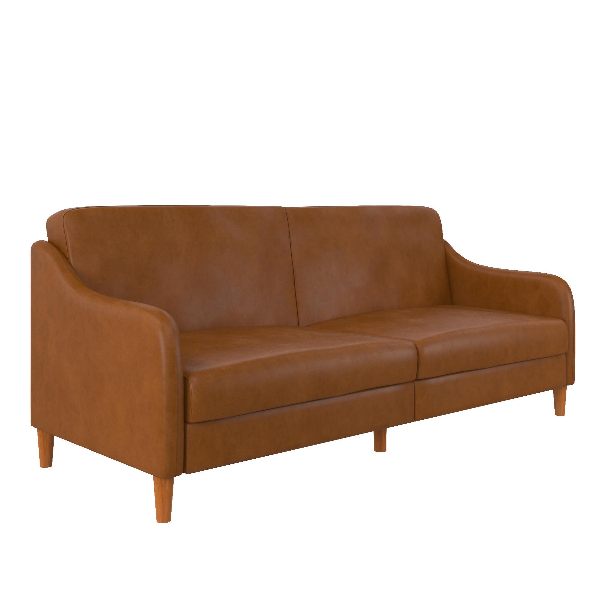 DHP Jasper Futon Sofa Bed - Camel