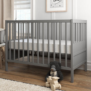 Safety 1st Nighty Night Baby & Toddler Mattress, White/Gray Polka Dot - White / Grey - Crib & Toddler Mattress