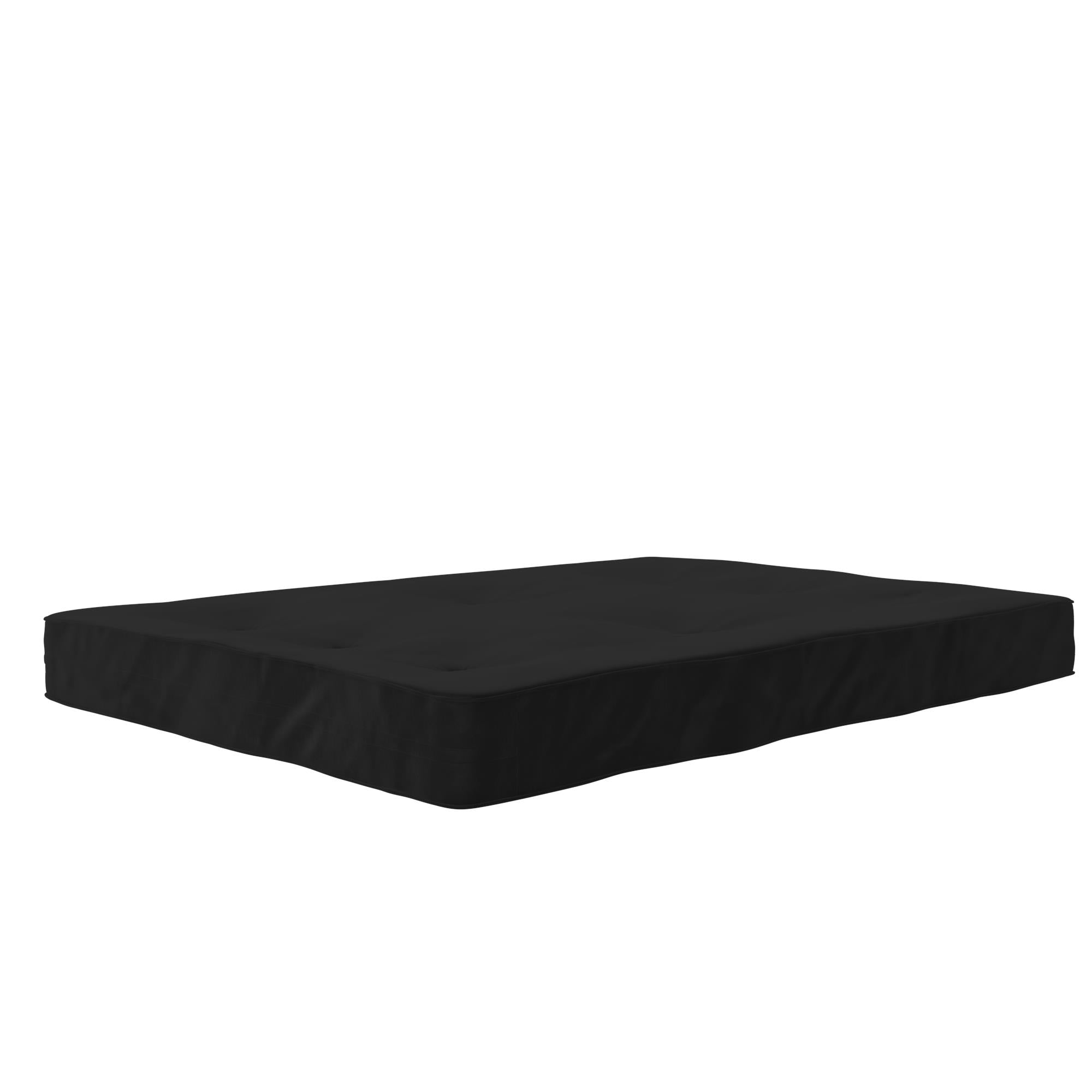DHP Carson 8" Polyester Futon Mattress - Black - Full