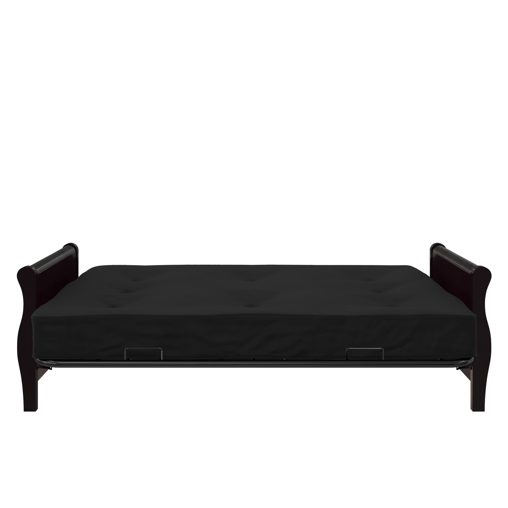 DHP Carson 8" Polyester Futon Mattress - Black - Full