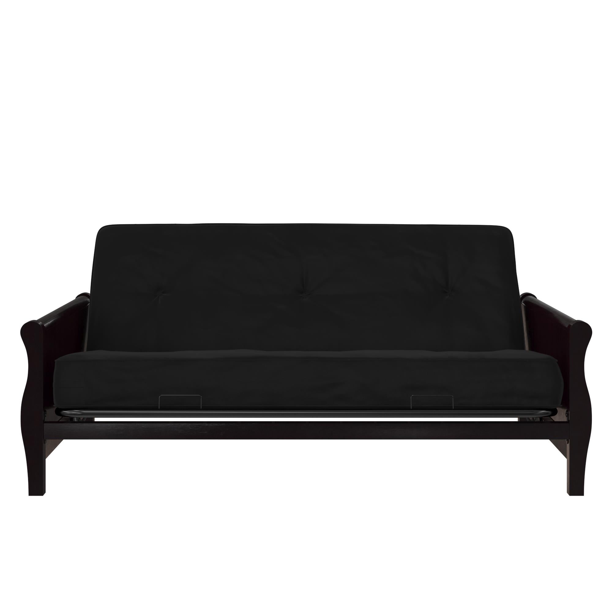 DHP Carson 8" Polyester Futon Mattress - Black - Full