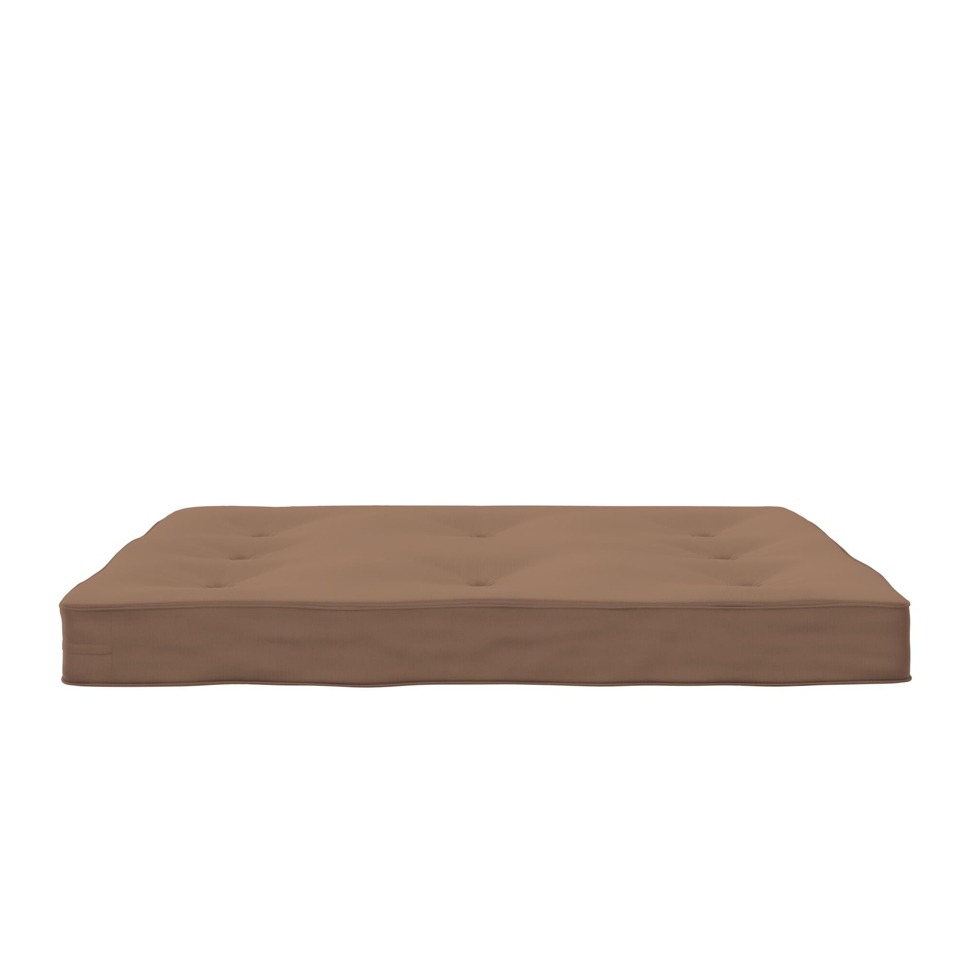 DHP Carson 8" Polyester Futon Mattress - Tan - Full