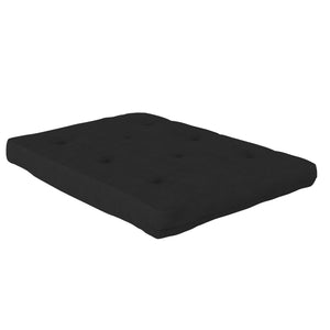 DHP Kali 8" Polyester Futon Mattress - Black - Full