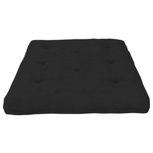 DHP Kali 8" Polyester Futon Mattress - Black - Full