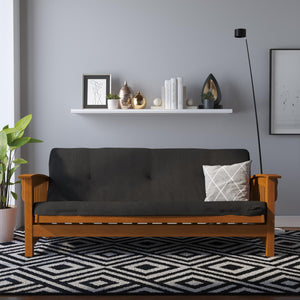 DHP Eve 6"  Polyester Futon Mattress - Black - Full