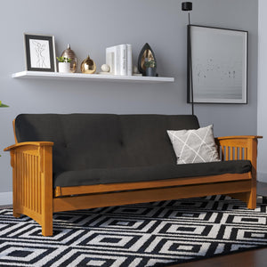 DHP Eve 6"  Polyester Futon Mattress - Black - Full