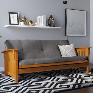 DHP Eve 6"  Polyester Futon Mattress - Gray - Full