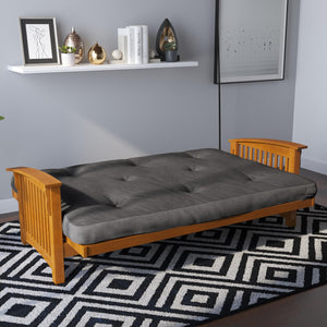 DHP Eve 6"  Polyester Futon Mattress - Gray - Full