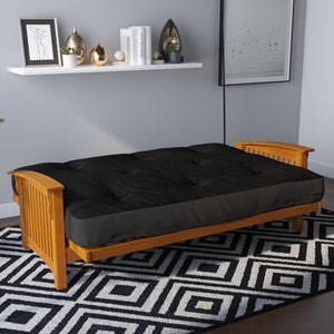 DHP Eve 8"  Polyester Futon Mattress - Black - Full