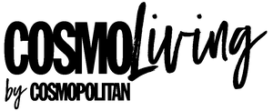Cosmoliving by Cosmopolitan black logo